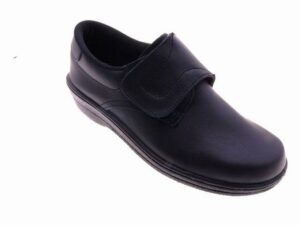 Mo790 ZUECO PIEL NEGRO PERCLA 35 41 14.75