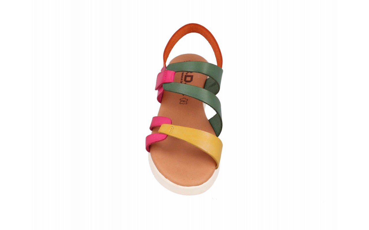 Sandalias de Cuña Baja Multitiras Modelo 237