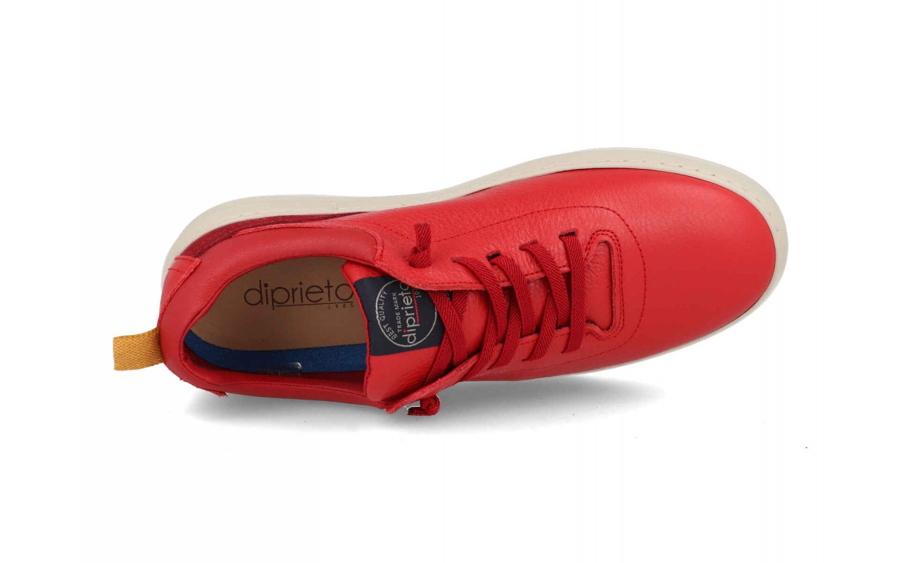 Mocasín de piel para hombre modelo 4143 disponible en varios colores (negro, marino, rojo, amarillo).