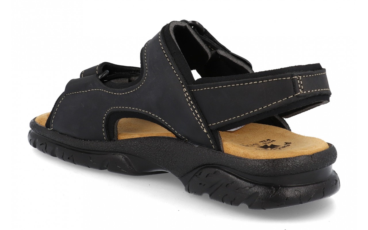 Sandalias de Piel con Velcro Modelo 44 - Imagen 3